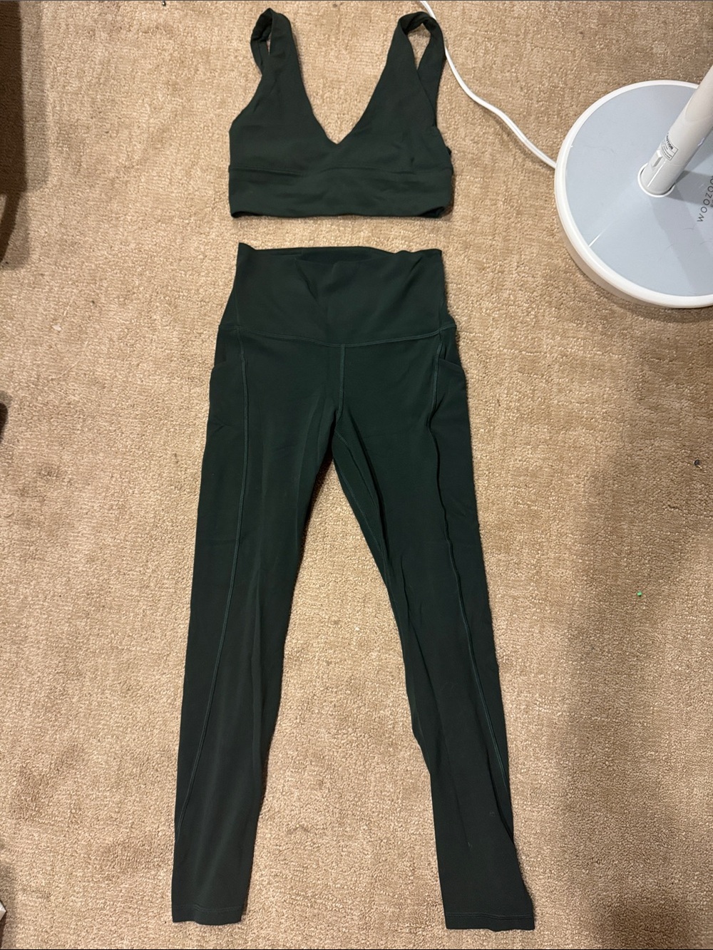Lululemon align rainforest green set
